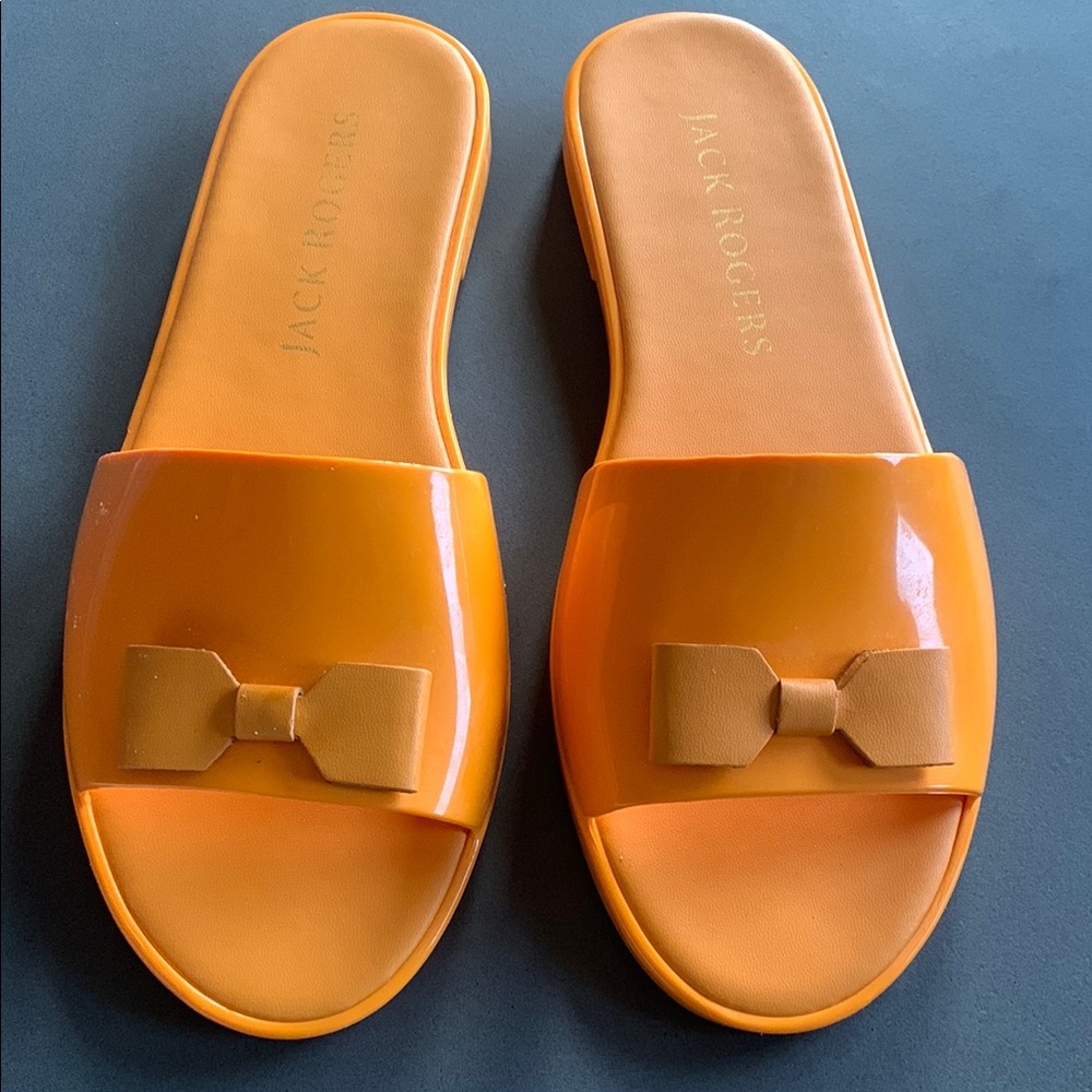 Jack Rogers Women's Orange Slide Sandals